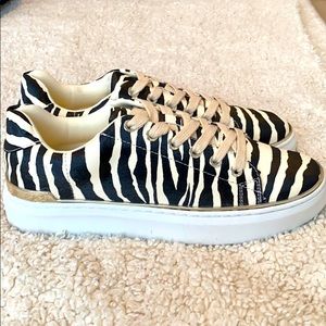 Zebra Print Sneakers